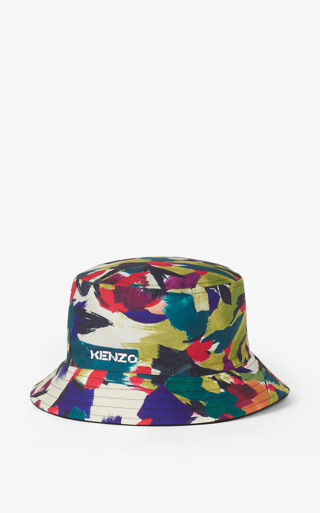 Kenzo Archive Floral reversible Bøttehat Herre - Olivengrøn DK-863286